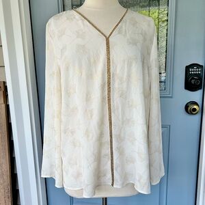 Liz Claiborne Gold Leaf Blouse